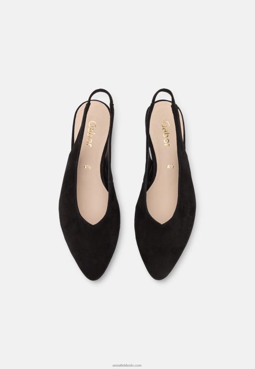 Anna Field kvinner klassiske hæler schwarz P266L1749