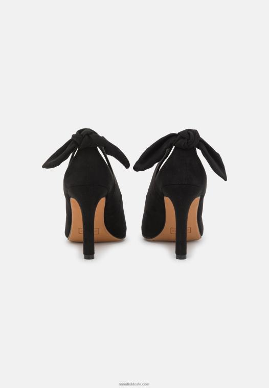 Anna Field kvinner klassiske hæler svart P266L1589