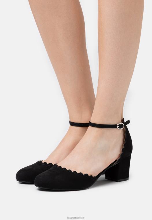 Anna Field kvinner klassiske hæler svart P266L1625