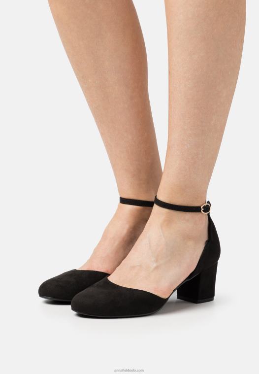 Anna Field kvinner klassiske hæler svart P266L1628
