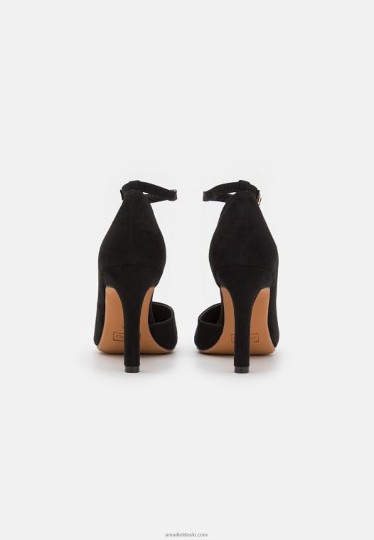 Anna Field kvinner klassiske hæler svart P266L1636