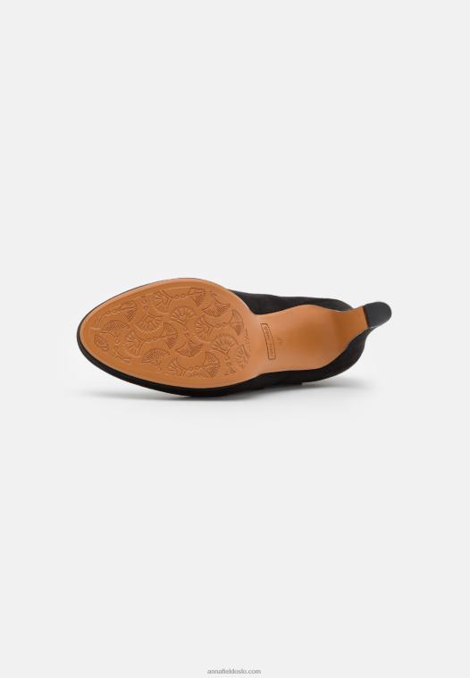 Anna Field kvinner klassiske hæler svart P266L1647