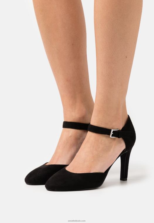 Anna Field kvinner klassiske hæler svart P266L1648