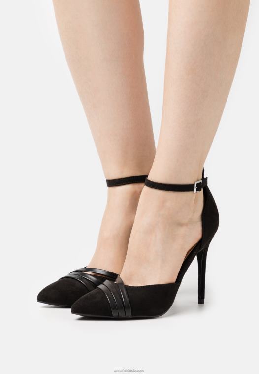 Anna Field kvinner klassiske hæler svart P266L1668