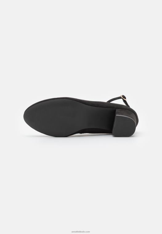 Anna Field kvinner klassiske hæler svart P266L1684