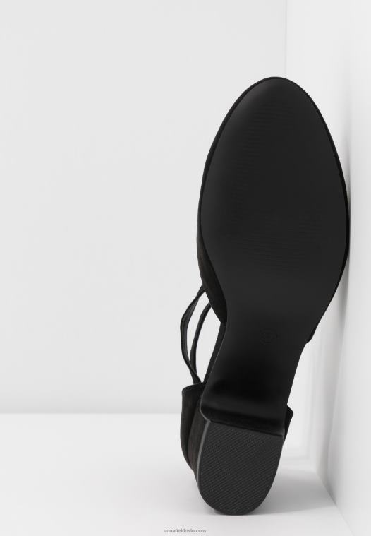 Anna Field kvinner klassiske hæler svart P266L1701