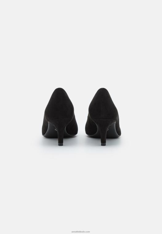 Anna Field kvinner klassiske hæler svart P266L1723