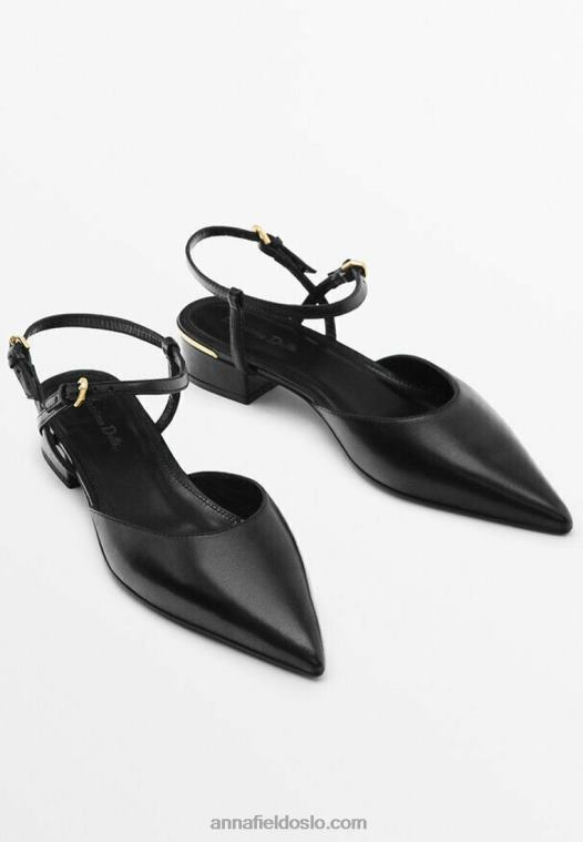 Anna Field kvinner klassiske hæler svart P266L1738