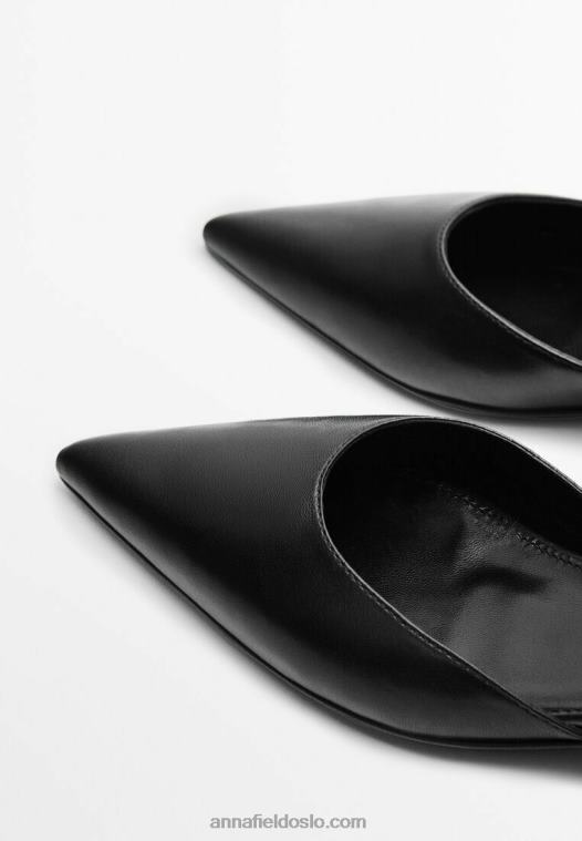 Anna Field kvinner klassiske hæler svart P266L1738