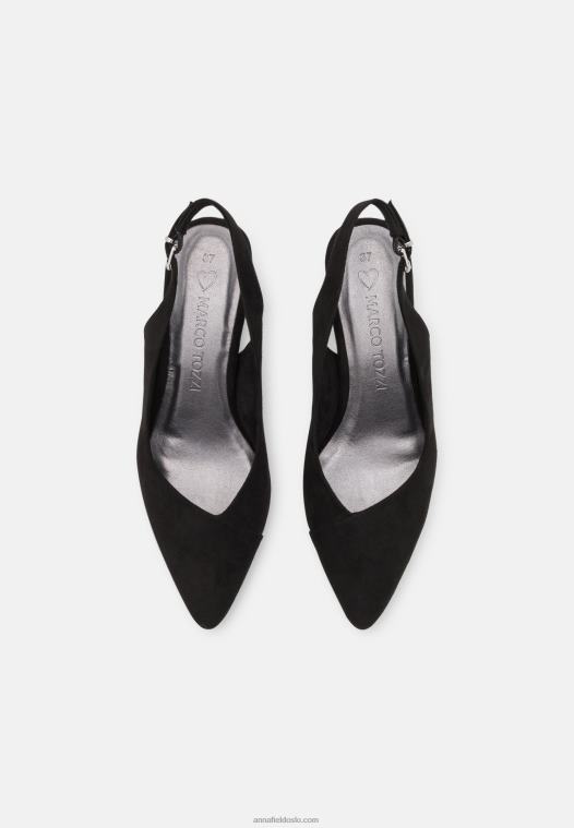 Anna Field kvinner klassiske hæler svart P266L1743