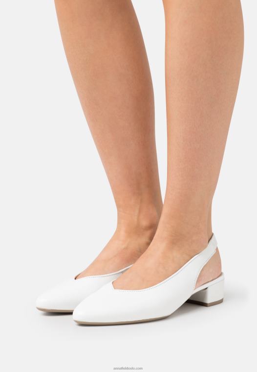 Anna Field kvinner klassiske hæler weiss P266L1712