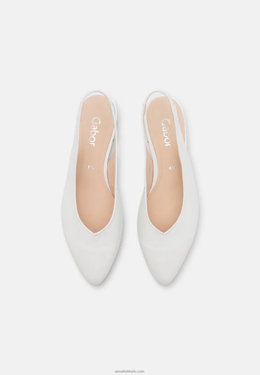 Anna Field kvinner klassiske hæler weiss P266L1712