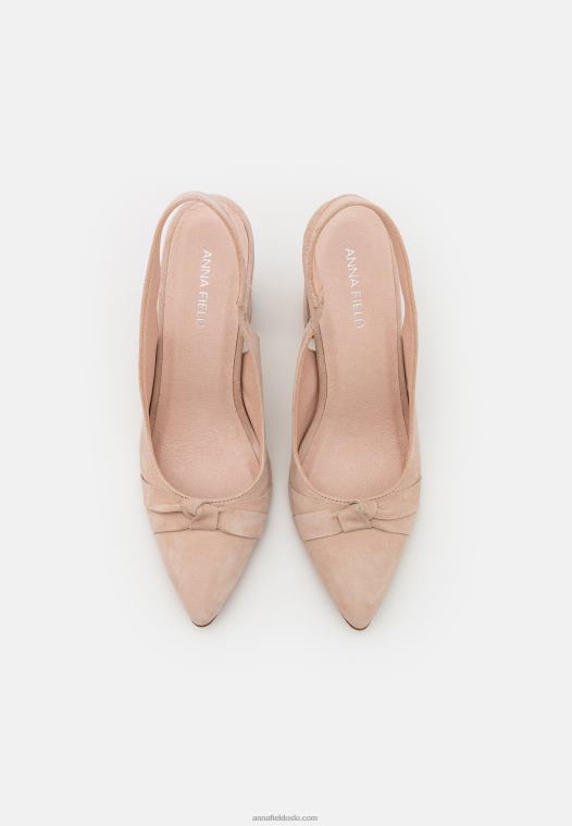 Anna Field kvinner klassiske skinnhæler lys rosa P266L1671
