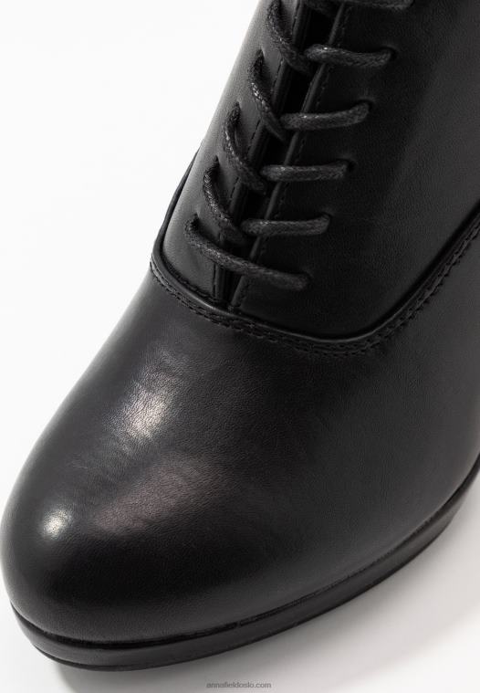 Anna Field kvinner komfort høyhælte ankelstøvletter svart P266L1773