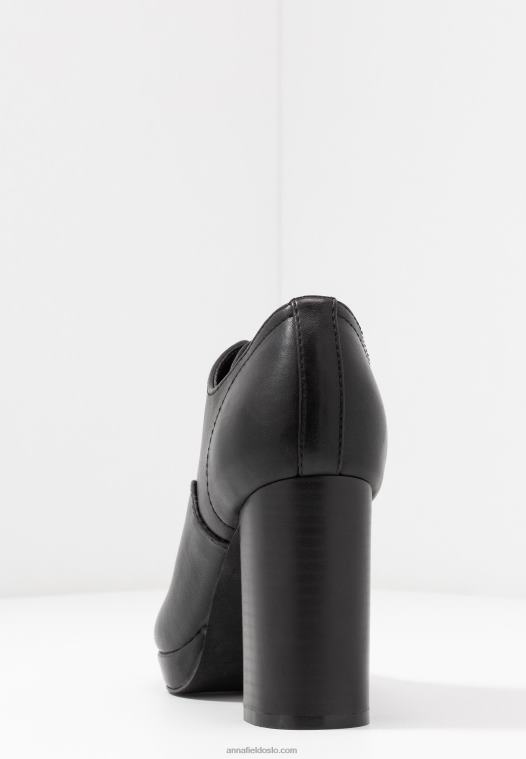 Anna Field kvinner komfort høyhælte ankelstøvletter svart P266L1773