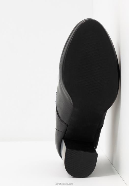 Anna Field kvinner komfort høyhælte ankelstøvletter svart P266L1773