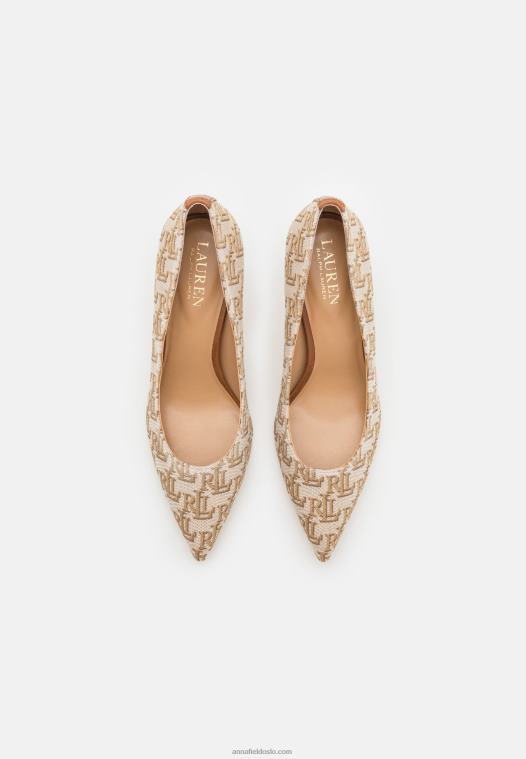 Anna Field kvinner lanette lukket tå klassiske hæler khaki P266L1715