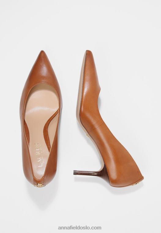 Anna Field kvinner lanette skinnpumpe klassiske hæler dyp salbrun P266L1732