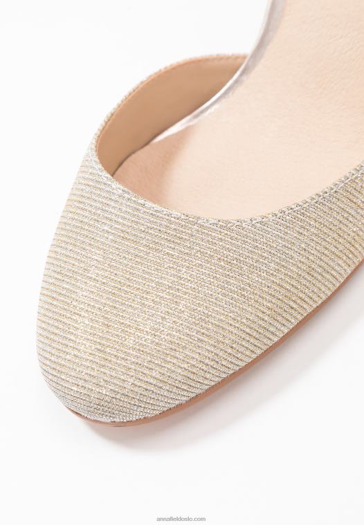 Anna Field kvinner skinn klassiske hæler champagne P266L1599