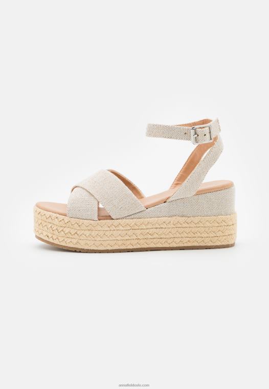 Anna Field kvinner espadriller beige P266L1486