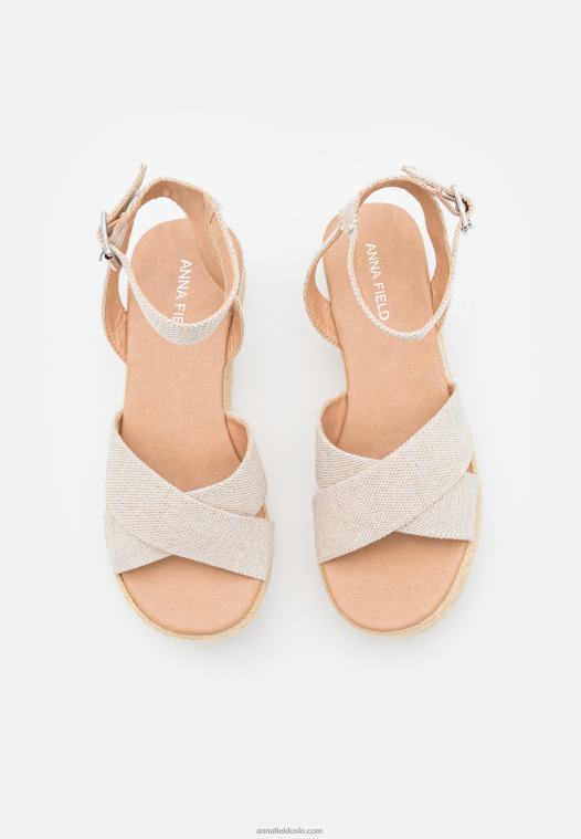 Anna Field kvinner espadriller beige P266L1486