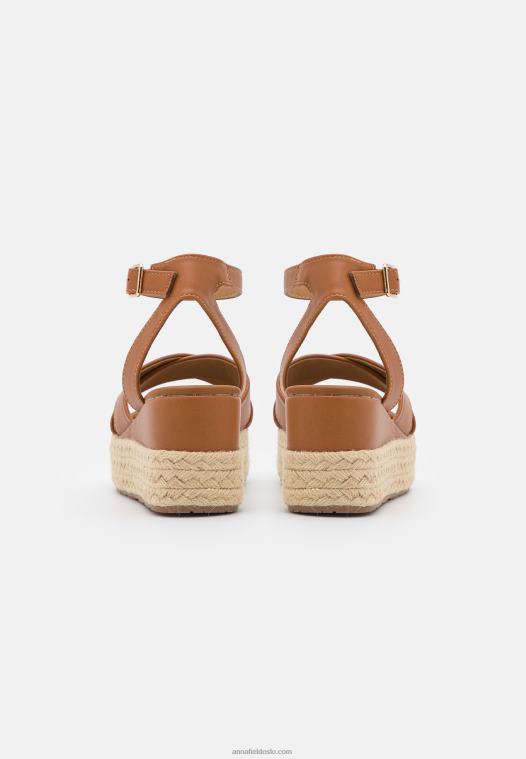 Anna Field kvinner espadriller konjakk P266L1454