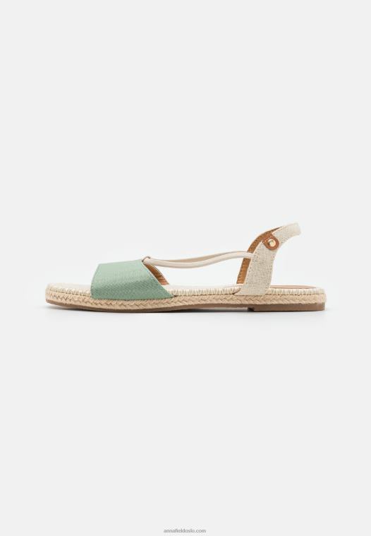 Anna Field kvinner espadriller mynte P266L1342