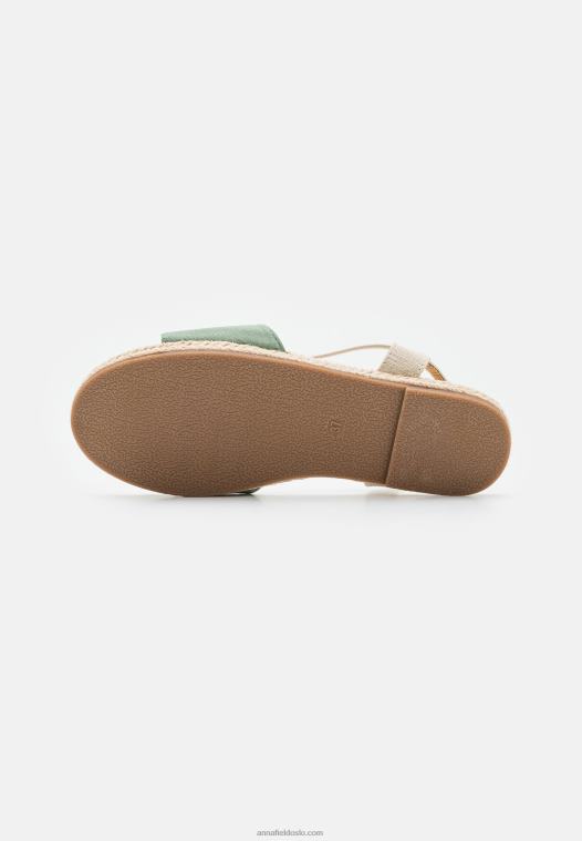 Anna Field kvinner espadriller mynte P266L1342