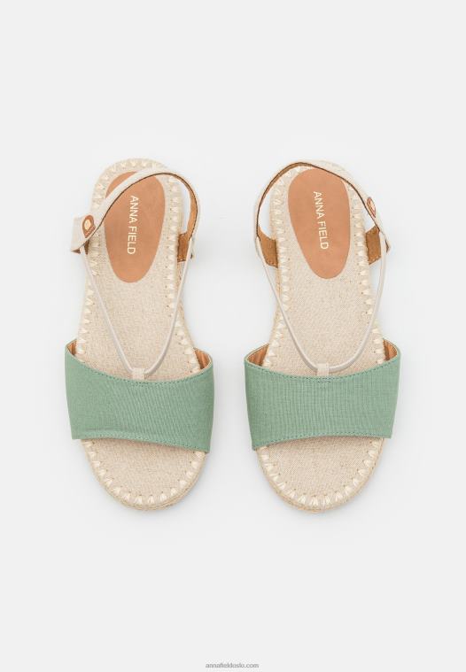 Anna Field kvinner espadriller mynte P266L1342