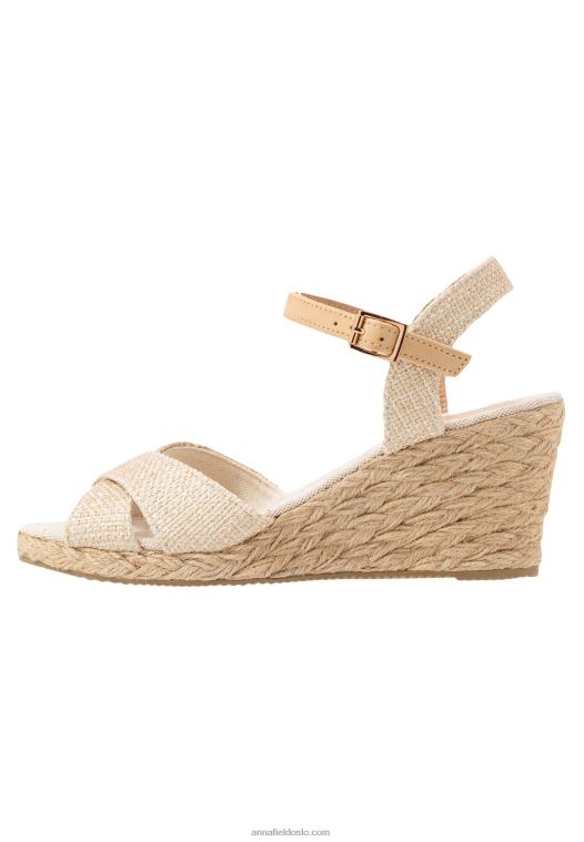 Anna Field kvinner kile sandaler beige P266L1449