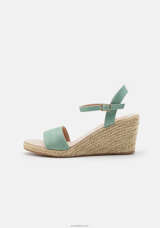 Anna Field kvinner kile sandaler mint P266L1487