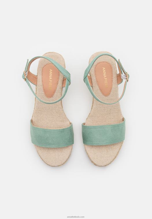 Anna Field kvinner kile sandaler mint P266L1487
