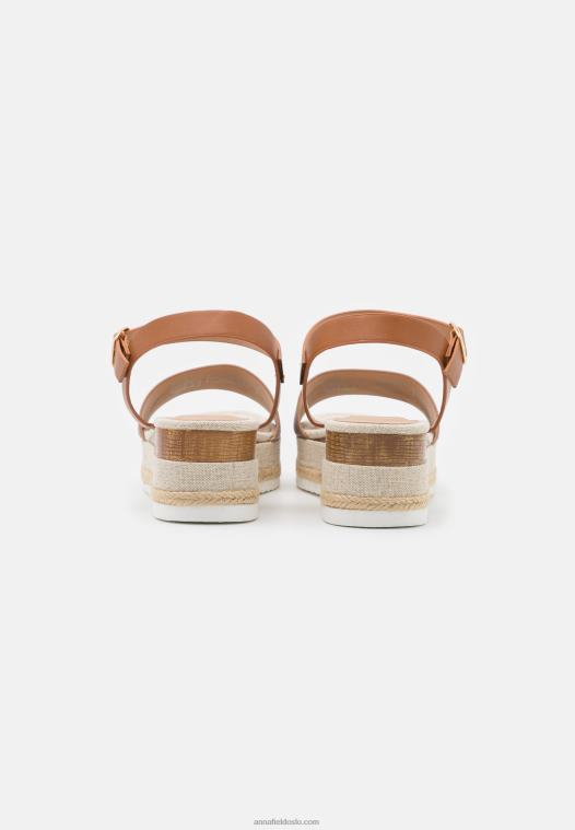 Anna Field kvinner komfort espadriller bronse P266L1483