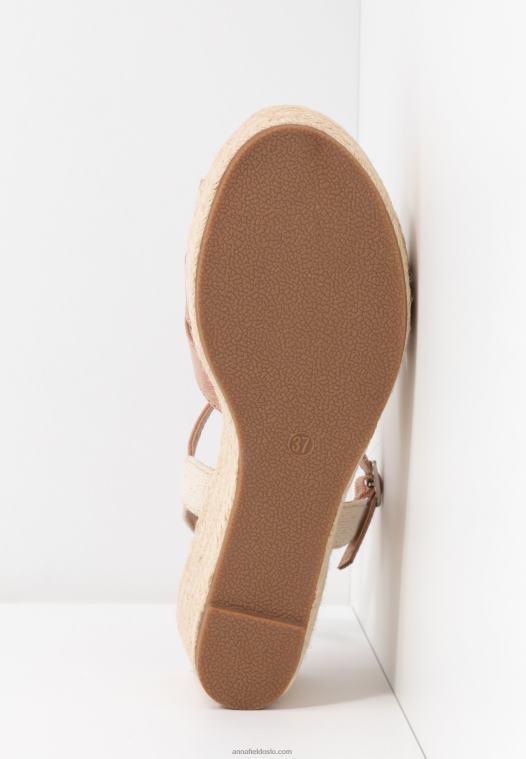 Anna Field kvinner plattformsandaler lys rosa P266L1463