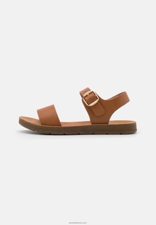 Anna Field kvinner sandaler cognac P266L1268