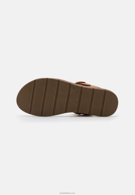 Anna Field kvinner sandaler cognac P266L1268