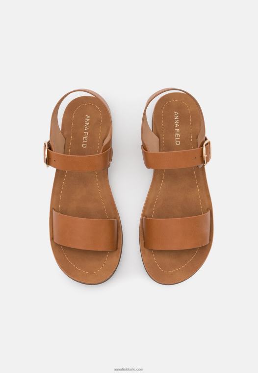 Anna Field kvinner sandaler cognac P266L1268