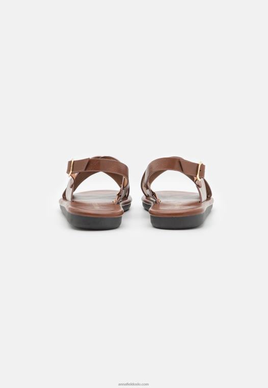 Anna Field kvinner sandaler cognac P266L1403