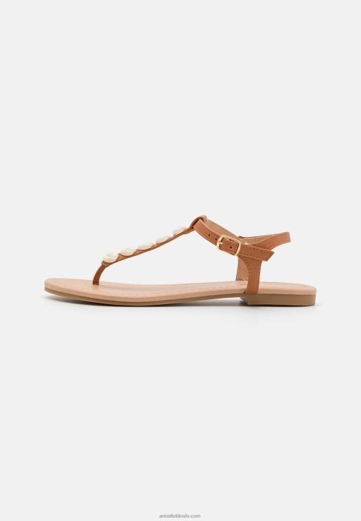 Anna Field kvinner sandaler cognac P266L1429