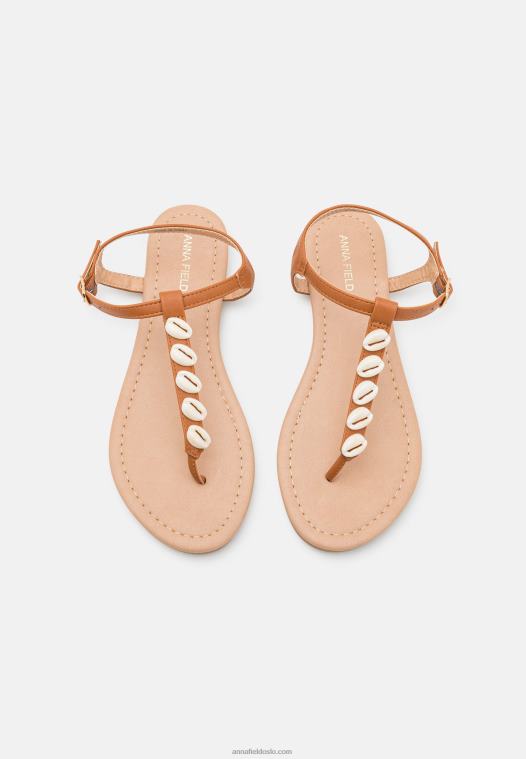 Anna Field kvinner sandaler cognac P266L1429