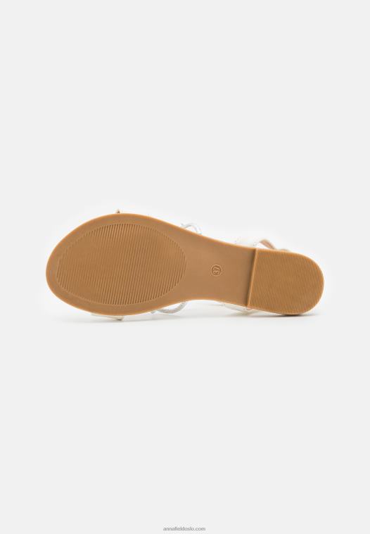 Anna Field kvinner sandaler hvite P266L1263