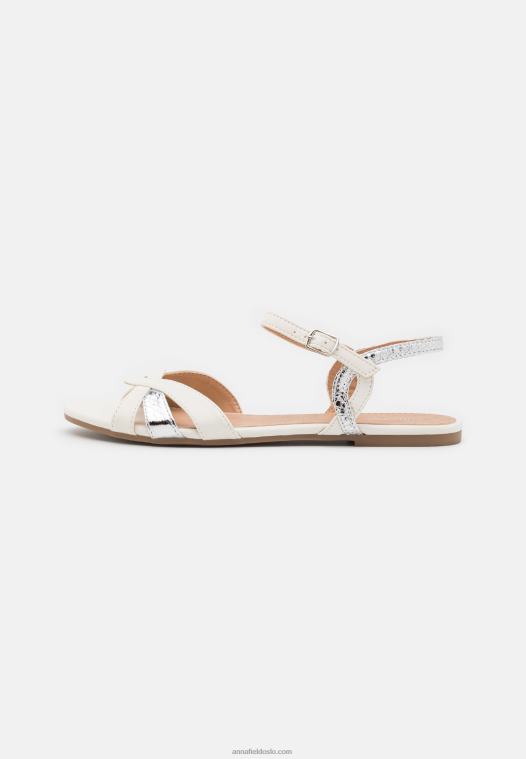 Anna Field kvinner sandaler hvite P266L1266