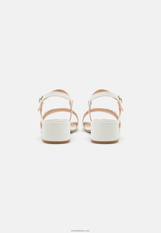 Anna Field kvinner sandaler hvite P266L1430