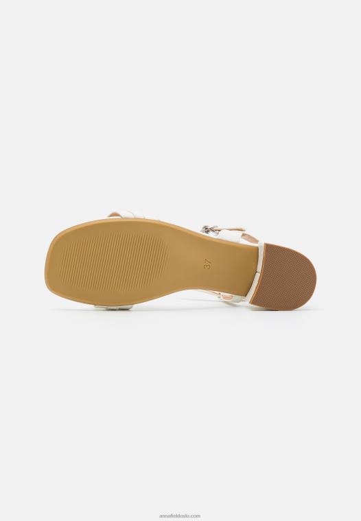 Anna Field kvinner sandaler hvite P266L1430