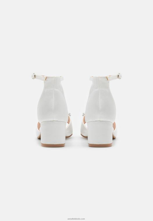 Anna Field kvinner sandaler hvite P266L1434