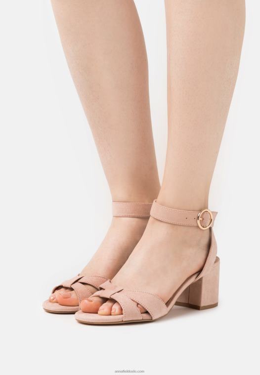Anna Field kvinner sandaler lys rosa P266L1297