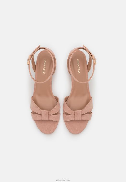 Anna Field kvinner sandaler lys rosa P266L1297