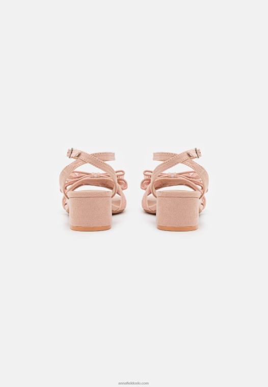 Anna Field kvinner sandaler lys rosa P266L1347