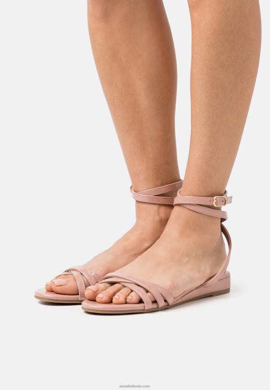 Anna Field kvinner sandaler lys rosa P266L1351