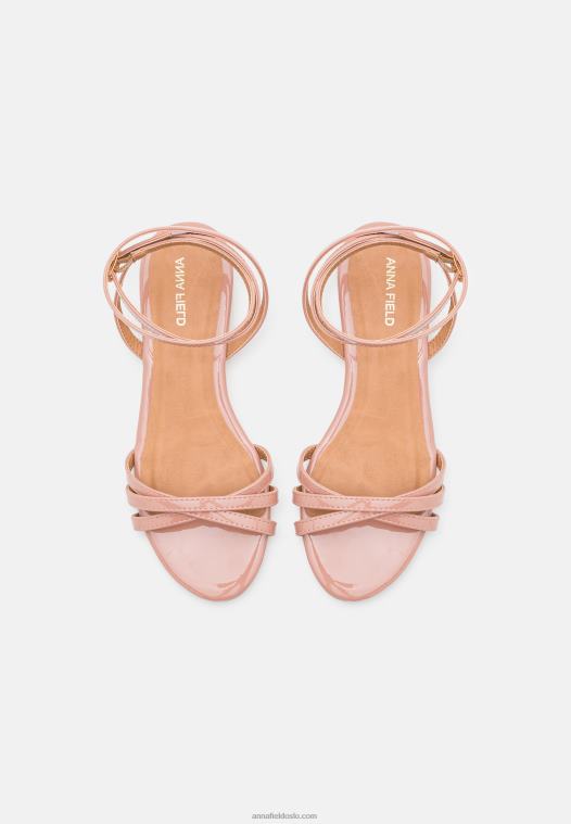 Anna Field kvinner sandaler lys rosa P266L1351